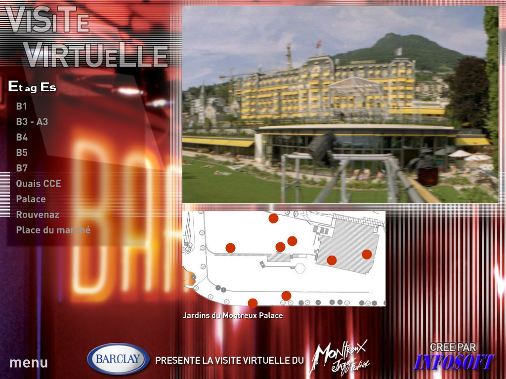Visite virtuelle Montreux Jazz Festival